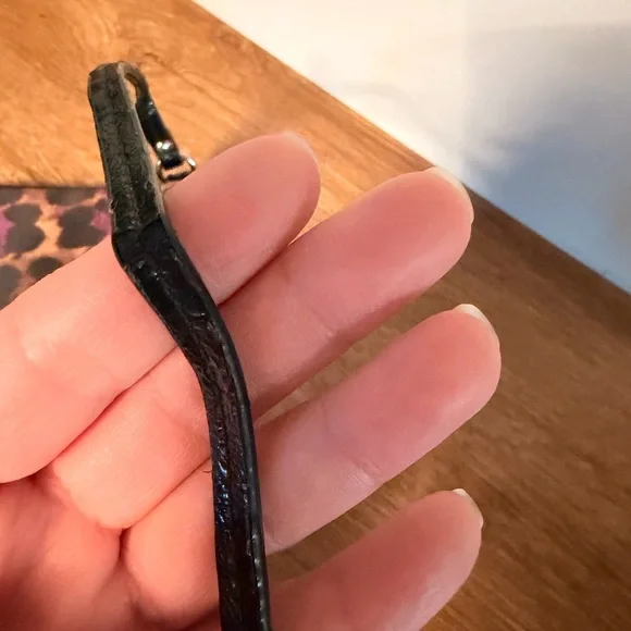 Coach Leopard-Print Wristlet in Brown and Purple - Picture 6 of 9